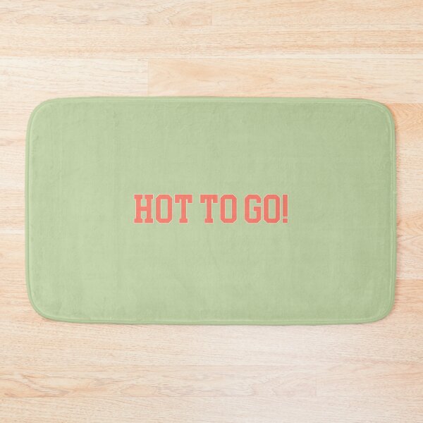 Item preview, HOT TO GO! Varsity Peach Orange Outline designed and sold by aestheticqueen.