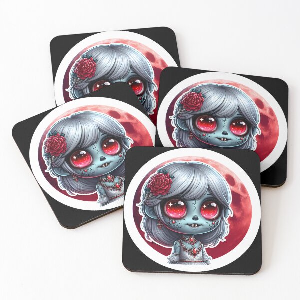 Item preview, Enchanting Zombie Doll: Mystical Red Moonlight and Glowing Woods designed and sold by Mechanical-Artt.