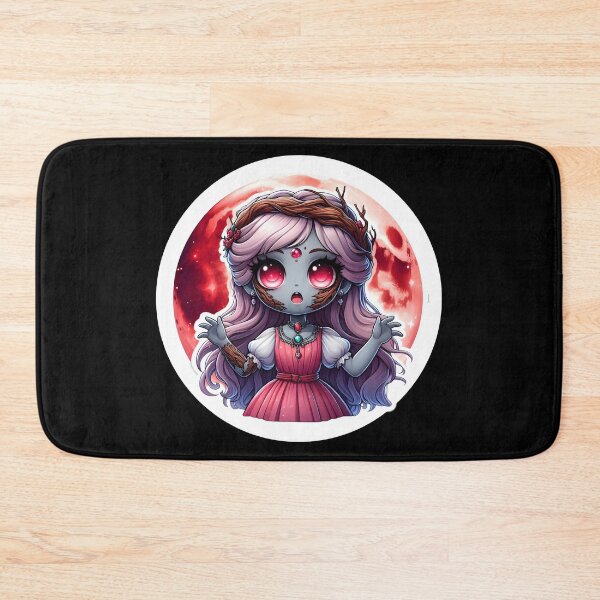 Item preview, Cute Zombie Doll: Mystical Aura Under a Luminous Red Moon designed and sold by Mechanical-Artt.