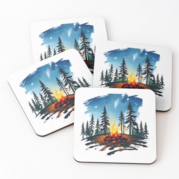 Item preview, Campfire in the Wilderness designed and sold by Quirkhive.