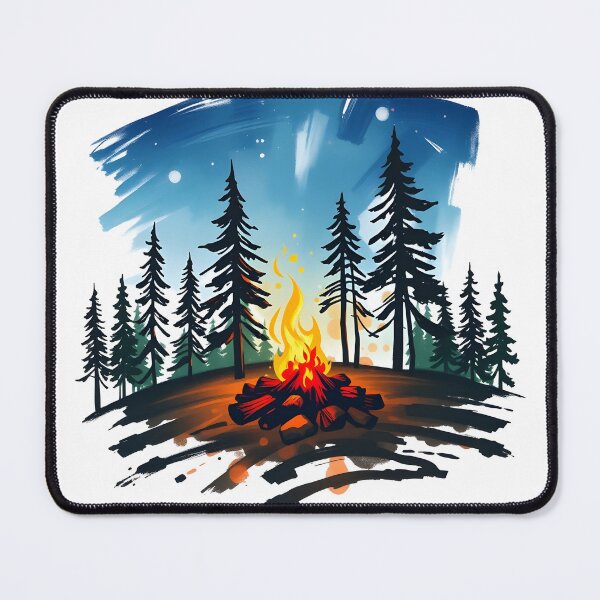 Item preview, Campfire in the Wilderness designed and sold by Quirkhive.