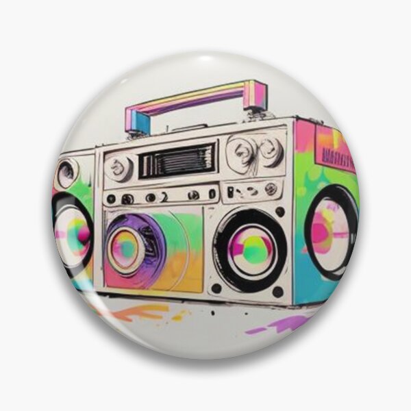 Item preview, Funky Colored Hip Hop Ghetto Blaster designed and sold by Tim Aucoin.
