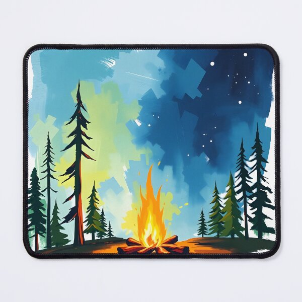 Item preview, Campfire in the Wilderness designed and sold by Quirkhive.