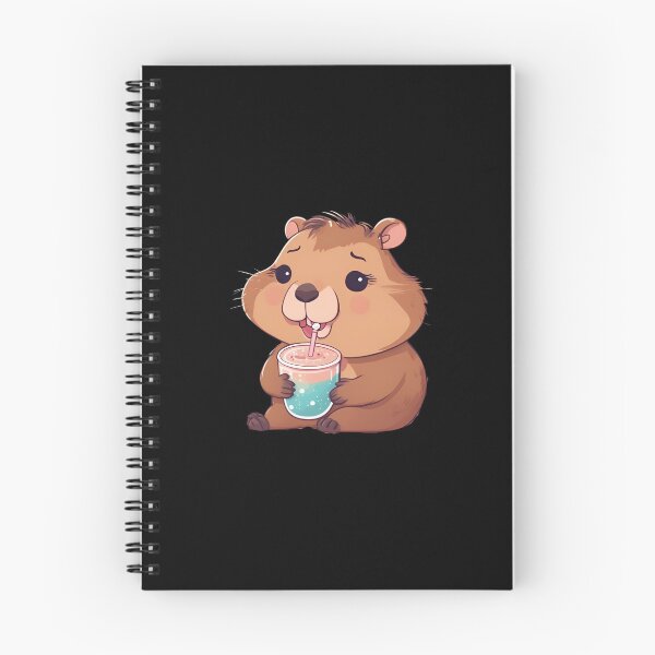 Item preview,  Cute bubble Tea Lover capybara designed and sold by Artistusha.