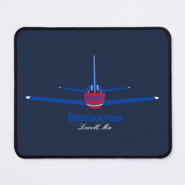 Item preview, Destination Lowell Massachusetts MA Airplane Airport Logo  designed and sold by Lartheviking.