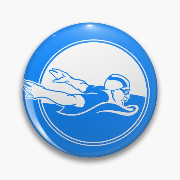 Item preview, Art for swimming fans and professionals - Butterfly swimmer designed and sold by martodesign.