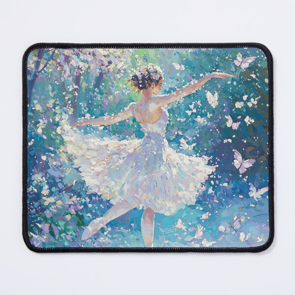Item preview, Sunrise Ballerina with Pastel Petals and Butterflies designed and sold by put1mali19.