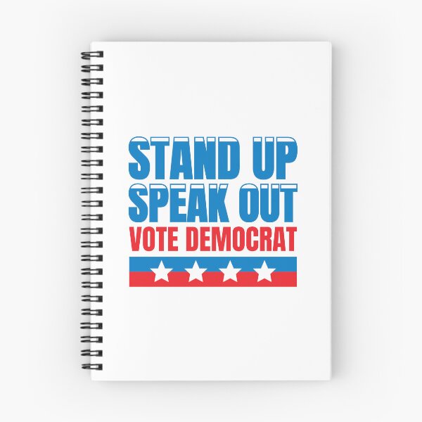 Item preview, Stand Up Speak Out  Vote Democrat T-shirt and sticker designed and sold by Billium Halder.
