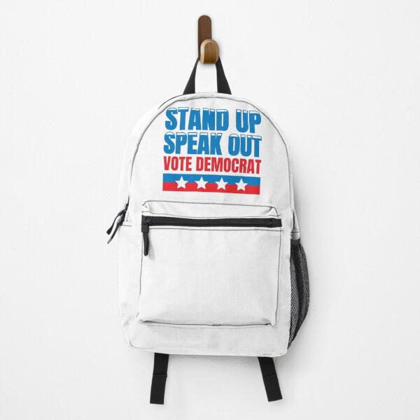 Item preview, Stand Up Speak Out Vote Democrat T-shirt and sticker designed and sold by Billium Halder.