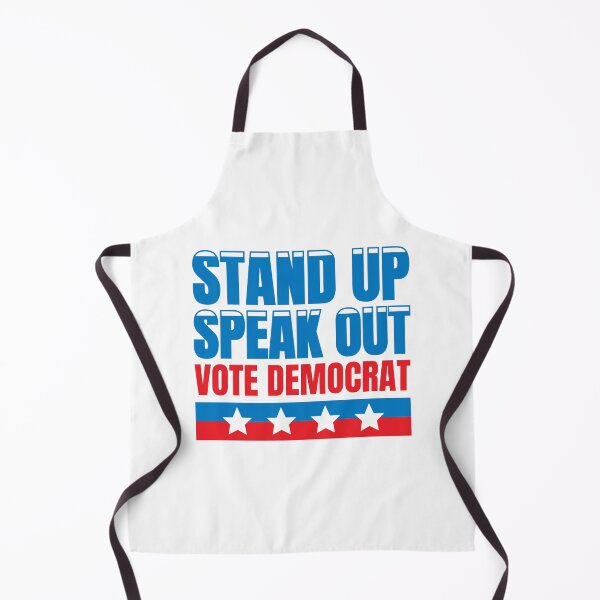 Item preview, Stand Up Speak Out Vote Democrat T-shirt and sticker designed and sold by Billium Halder.