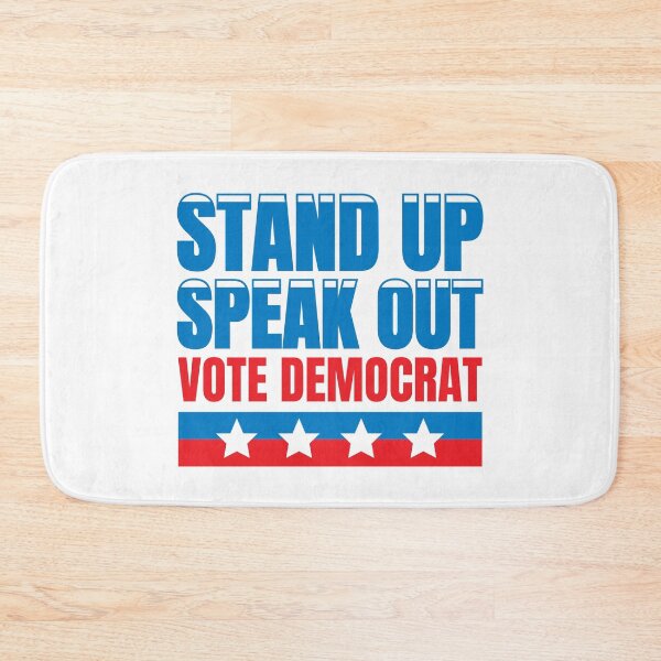 Item preview, Stand Up Speak Out  Vote Democrat T-shirt and sticker designed and sold by Billium Halder.