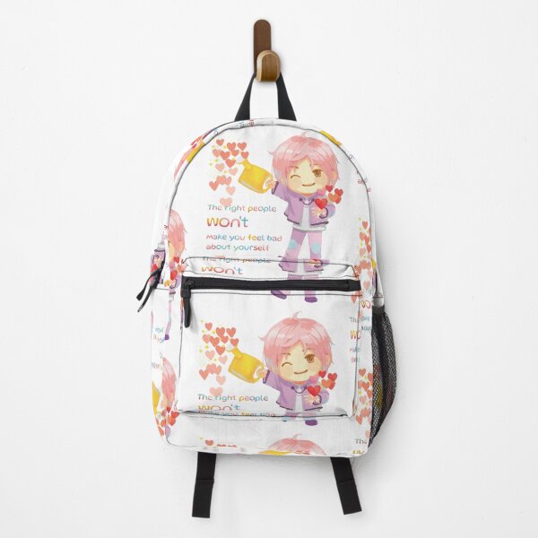 Item preview, A lovely pink hair chibi boy holding a yellow watering can spreads plentiful love energy designed and sold by Bo-Yin.