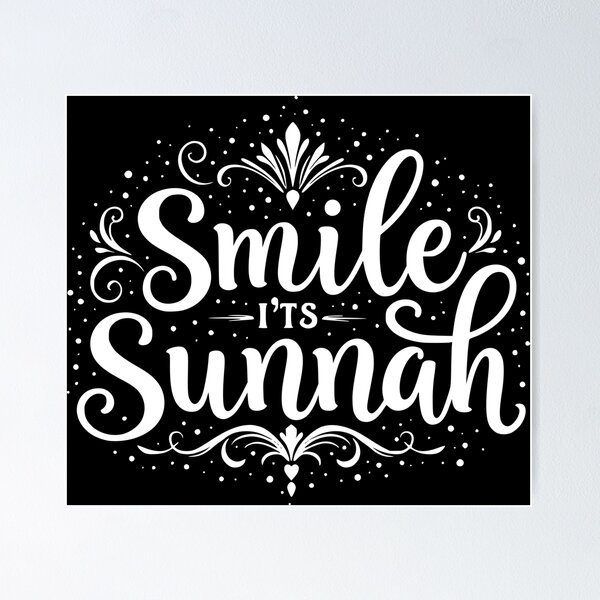 Item preview, Islamic - Smile it's Sunnah designed and sold by Muslimory.