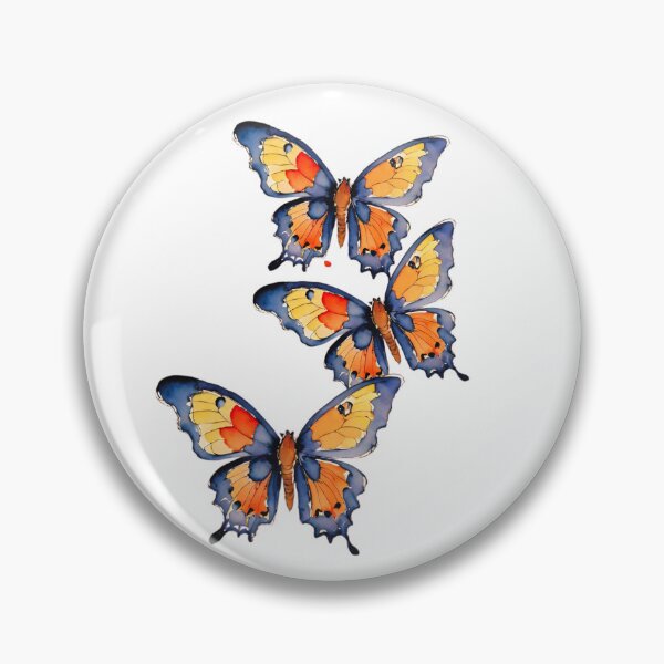 Item preview, Three Butterflies in a row - Butterfly Composition by Lee Holland Design designed and sold by LHDdesign.