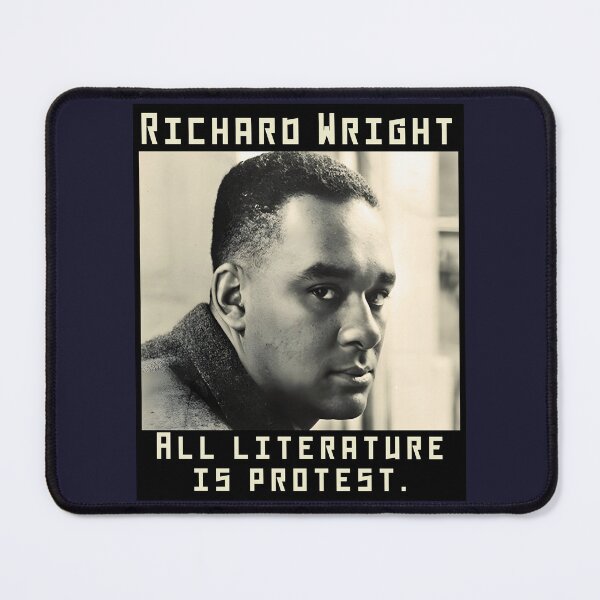 Item preview, Richard Wright quote: "All literature is protest." designed and sold by artbleed.