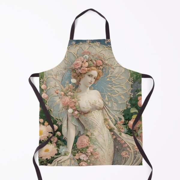 Item preview, Alphonse Mucha Inspired Floral Art Nouveau designed and sold by Tamas Das.