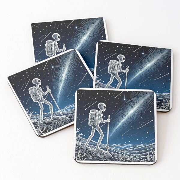 Item preview, Aliens travel the universe designed and sold by yumi86.