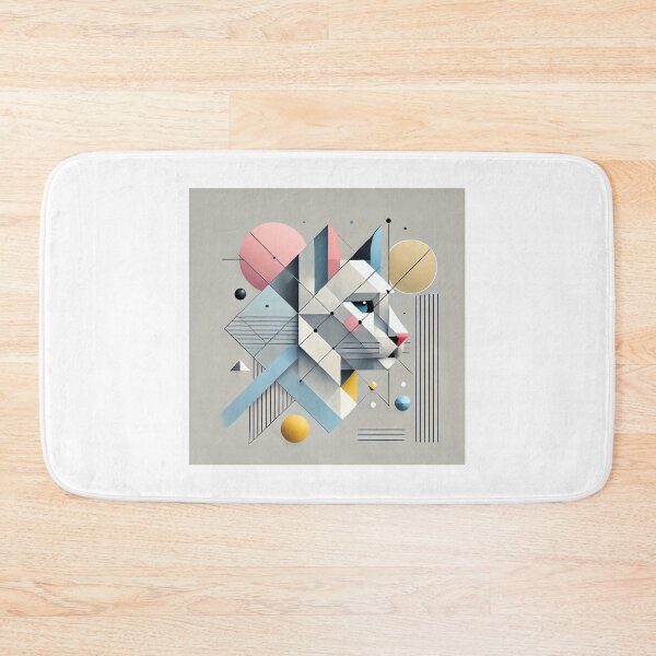 Item preview, Minimalist Geometric Cat designed and sold by RetroPop23.
