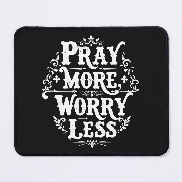 Item preview, Islamic - Pray More Worry Less designed and sold by Muslimory.