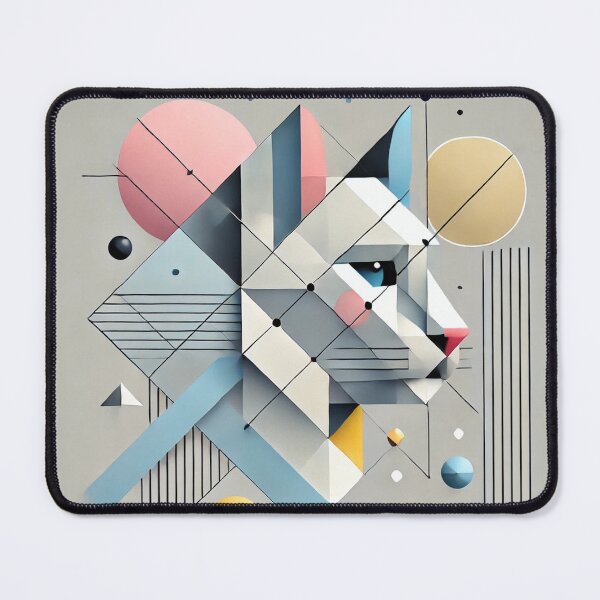 Item preview, Minimalist Geometric Cat designed and sold by RetroPop23.