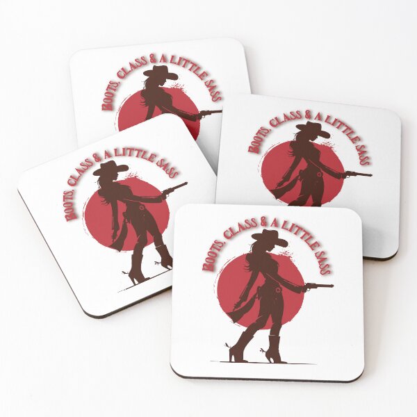 Item preview, Cowgirl Silhouette - Boots, Class & Sass designed and sold by WildHeart07.