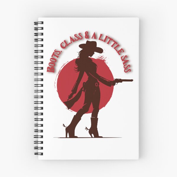 Item preview, Cowgirl Silhouette - Boots, Class & Sass designed and sold by WildHeart07.