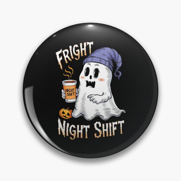 Item preview, Boo Crew Nurse Fright Night Shift Hot Coffee Halloween Nurse designed and sold by ShopMagicMagem.