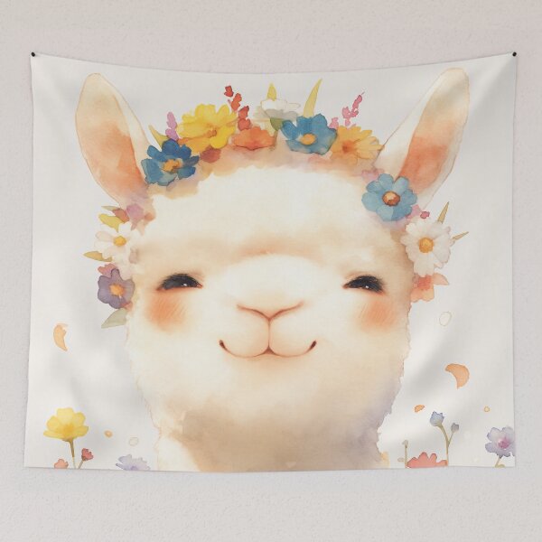 Item preview, Alpaca A Meadow of Joy designed and sold by AshiraCreations.