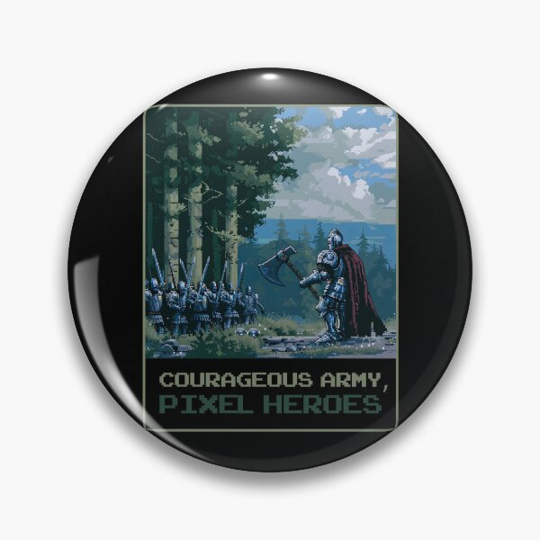 Item preview, Courageous Army, Pixel Heroes designed and sold by MagicAxe.