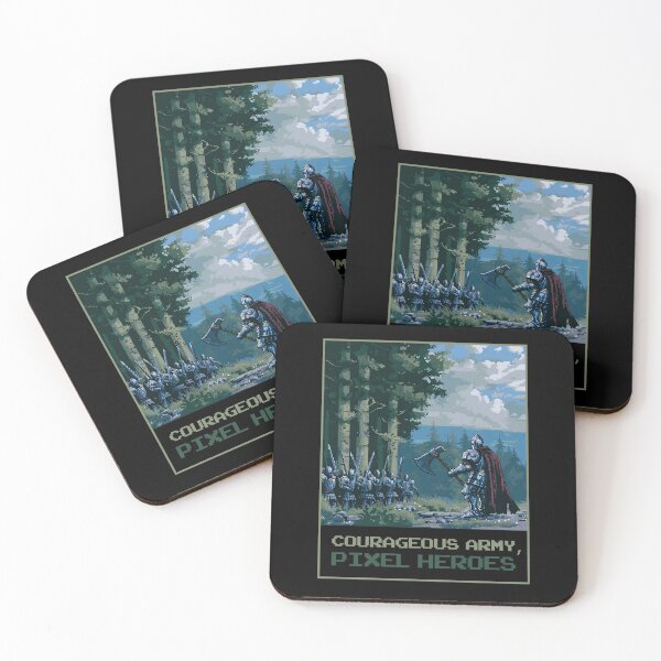 Item preview, Courageous Army, Pixel Heroes designed and sold by MagicAxe.