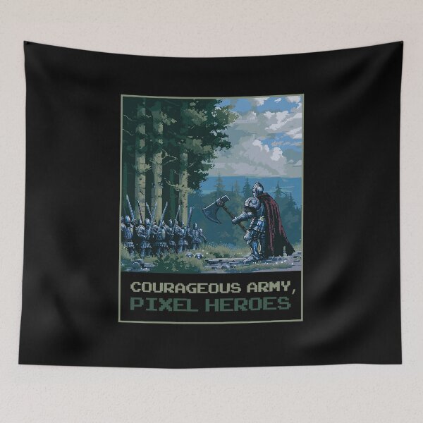 Item preview, Courageous Army, Pixel Heroes designed and sold by MagicAxe.