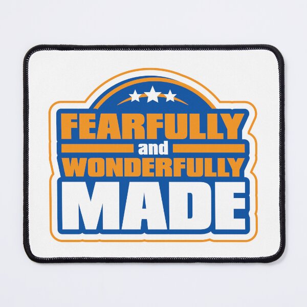 Item preview, Fearfully and Wonderfully Made T-shirt and sticker designed and sold by Billium Halder.