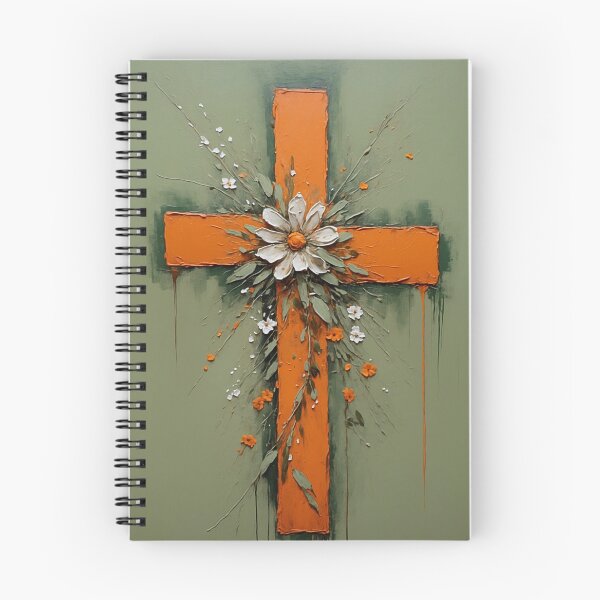 Item preview, Orange Daisy Cross designed and sold by FlowerMeFlorals.