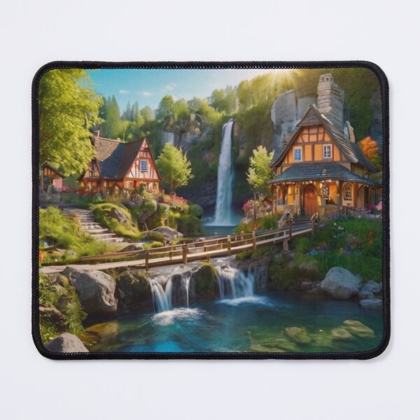 Item preview, Fairy Falls Village designed and sold by BlareBlare.