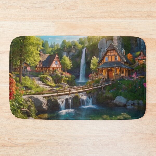 Item preview, Fairy Falls Village designed and sold by BlareBlare.