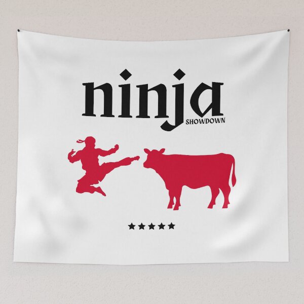 Item preview, Ninja Showdown, Black and Red designed and sold by UNK-Fatigues.