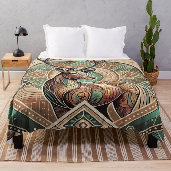 Item preview, Tribal Deer: Symbol of Majesty and Nature designed and sold by FAONIM.
