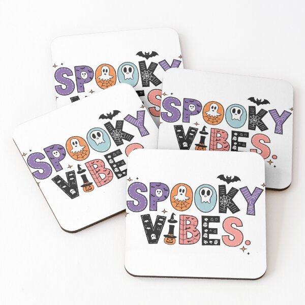 Item preview, Spooky Vibes Halloween Text Design - Colorful and Playful Art designed and sold by RebeccaRe.