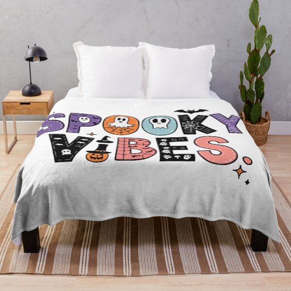 Item preview, Spooky Vibes Halloween Text Design - Colorful and Playful Art designed and sold by RebeccaRe.