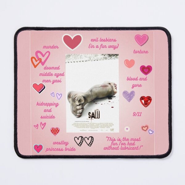 Item preview, saw (2004) trope diagram designed and sold by ivysdaisy.