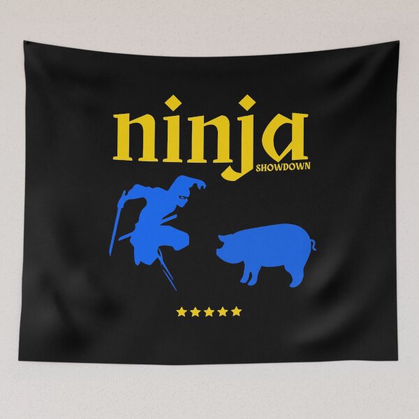 Item preview, Ninja Showdown, Yellow and Blue designed and sold by UNK-Fatigues.