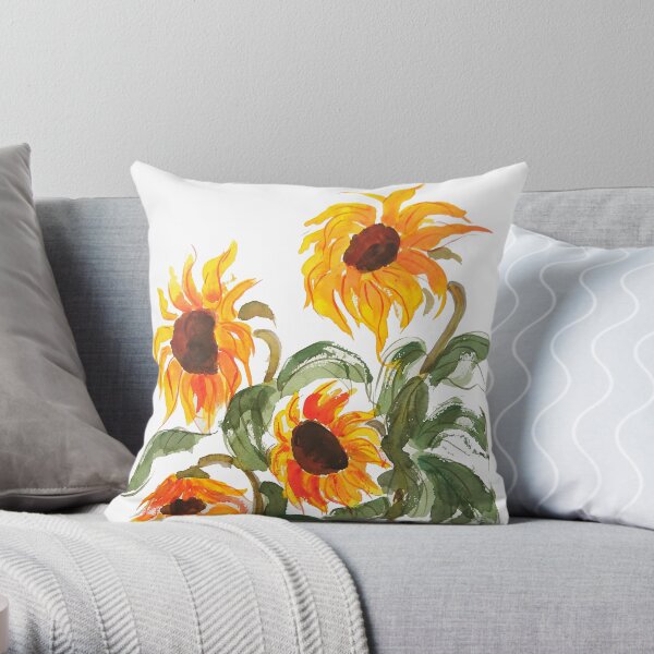 Pottery barn sunflower shop pillow cover