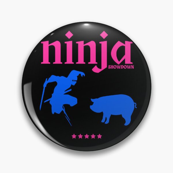 Item preview, Ninja Showdown, Pink and Blue designed and sold by UNK-Fatigues.