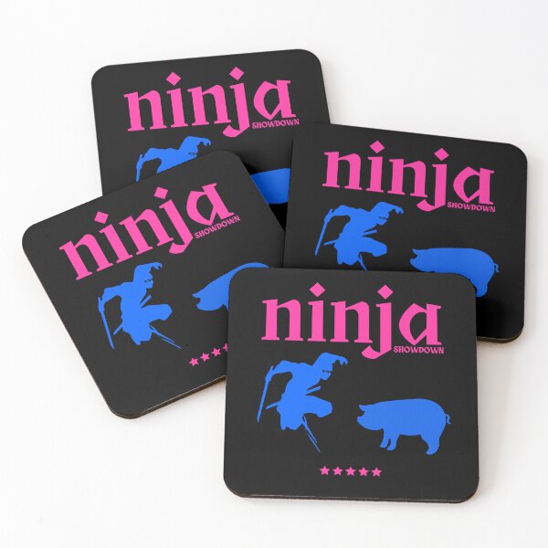 Item preview, Ninja Showdown, Pink and Blue designed and sold by UNK-Fatigues.