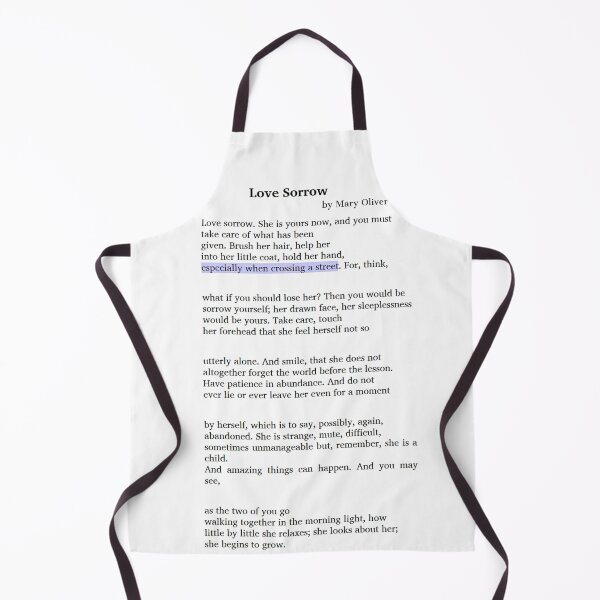 Item preview, Love Sorrow by Mary Oliver designed and sold by PeacefulHShop.