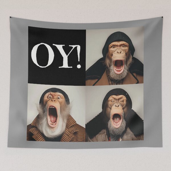 Item preview, Oy! Ape. Funny Blokes Are Talking To You designed and sold by NikoDeeko.
