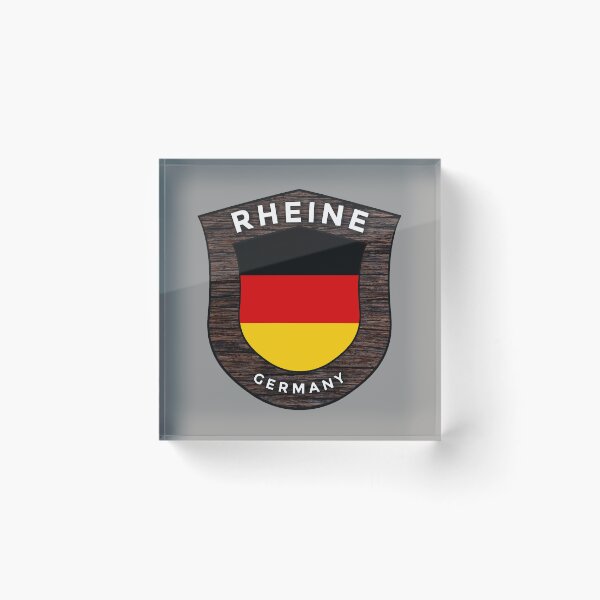 Item preview, Rheine Germany Emblem Flag designed and sold by World Designs.