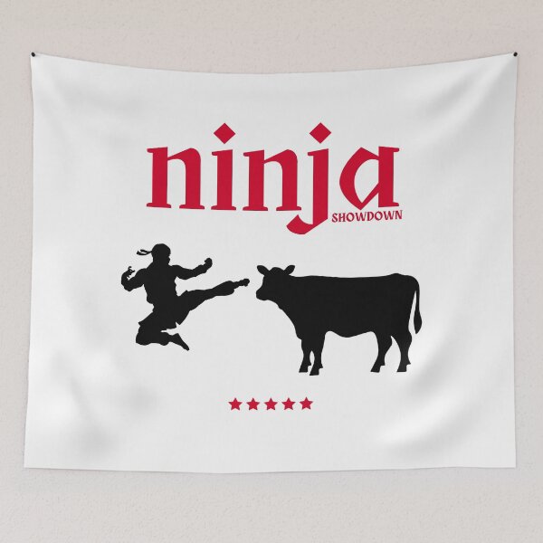 Item preview, Ninja Showdown, Red and Black designed and sold by UNK-Fatigues.