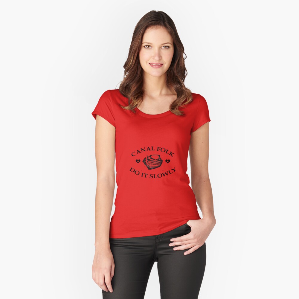 Item preview, Fitted Scoop T-Shirt designed and sold by bywhacky.