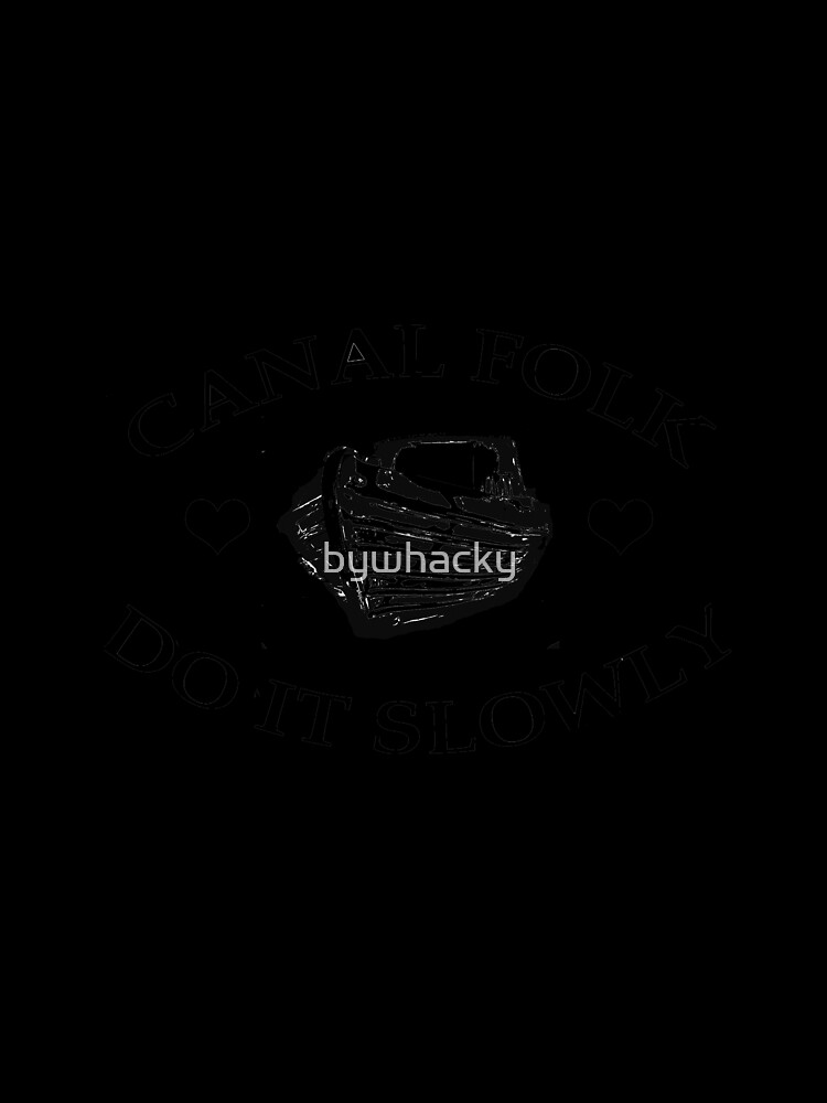 Thumbnail 7 of 7, Oversized T-Shirt, Canal folk do it slowly from canalsbywhacky designed and sold by bywhacky.